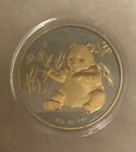 Extremely Rare Gold Black Rhodium Empire  Panda  1oz Silver Proof Coin 2017