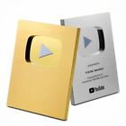 Custom Youtube Play Button Awards Gold Play Button Silver Button Home Decoration