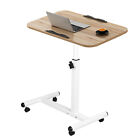 Height Adjustable Rolling Laptop Desk Over Bed Hospital Computer Table Stand