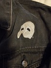 Vintage The Phantom Of The Opera Embroidered Black Denim Jacket    1988