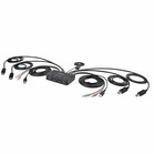 Startech 2-port Dual-monitor Displayport Cable Kvm Switch  c2dd46ua2cblkvm 