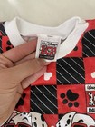 Walt Disney s 101 Dalmatians Newborn Cotton Check Paw Print Snap