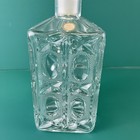 Vintage Clear Glass Decanter Bottle Made In Austria Rectangular