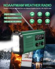 Emergency Crank Radio  20000mah   74000mwh Solar Hand Crank Weather Radio With N