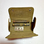 Gillette Vintage Metal Safety Razor Set In Military Canvas Case Made In U s a 
