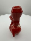Rare  Vintage Gilner Red Porcelain Pixie Elf Figurine Red Japan Euc