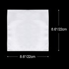 10 Pcs White Silk Pocket Squares Suit Handkerchief For Men And Boys Formal