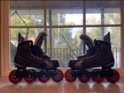 Bauer Xr3 Inline Hockey Skates Us 7 5 Uk 6 5 Eur 40 5 Black Red