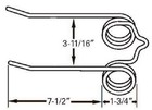 Replacement Jd Rake Tooth 7 5  Tine X 3 6875 Tine Gap X 1 75  Coil 186-se Farmer