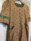 Nigerian African Women   s Dress Size 3xl Xxxl Handmade House Dress Kaftan Green