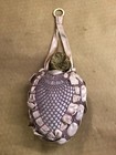 Vintage Celluloid Baby Doll Crocheted And Ribbon Pin Cushion Pillow