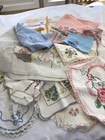  qq All Have Embroidery Vintage Linens Lot-crafts Or Re-purpose 30pcs