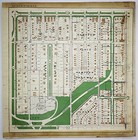1925 Kansas City Missouri Atlas Plat Map Rare Color Lithograph Plate  64   65