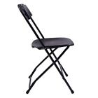 10 Pack Plastic Commercial Folding Chairs Stackable Picnic Party Black Home