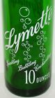 Vintage Soda Pop Bottle Lymette Grapette Camden Arkansas Green 10oz 1968 Exc  