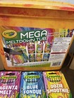 2012 Crayola Mega Meltdown Multicolor Tub W  Six 8-count Crayons - New