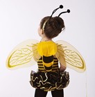 Lot Of 16 Costume Theatrical Bee Wings Gold Black Hornets Honeybee Glittered