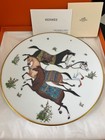 Hermes Cheval D orient Dessert Plate Porcelain Dinnerware 21   