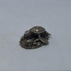 Dated 2001 Pewter Sea Turtle - 1 5  Metal Miniature Animal Figurine