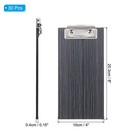 30 X Check Presenters For Restaurants Mini Clipboard Wood Check Holder Gray