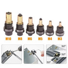 58pcs Manual Rivet Nut Tool Kit M3-m10 Carbon Steel Threaded Inserts Auto   Diy
