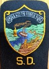 Gemsco Nos Patch Seal -black Felt - State Of South Dakota Sd - Original 1970