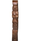 Vintage 70s 80s Large Carved In Hawaii Wooden Spoon Fork Tiki Totem Wall Decor
