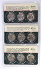Lot Of 3 1979-80 99 Susan B  Anthony Dollar 3-coin Set