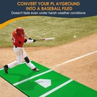 3 8ft Baseball Batting Mat Wear Resistant Home Plate Turf Hitting Mats Practical
