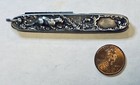Ixl George Wostenholm Sterling Silver Watch Fob Knife Curley s England 1885 Rare