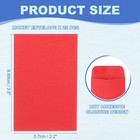 Money Envelope 25 Pcs 3 5  X 2 2  Cash Holder For Checks Coins Red