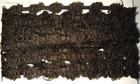 Antique Victorian Black Silk Trim rosettes salvage From Clothing 4 1 2 Yards