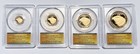 2026-w Proof Gold Eagle 4-coin Set Liberty Bell 250th Privy Pcgs Pr70 69 Dcam Fs