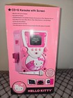 Hello Kitty   68109 Cd Karaoke System With Screen  Pink white  New