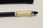 Vintage Late 1990s Sensa Usa Black Retractable Ballpoint Pen Chrome Trim