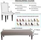 Dining Chair Covers And Bench Covers Set Waterproof Jacquard 4