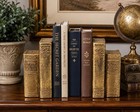 Vintage 1995 Cbk Gold Faux Book Bookends Pair Library Decor Resin Home Office
