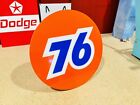 Handmade Union 76 Gas Station Sign On 8    Gloss White Acrylic Free Shipping