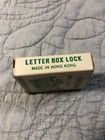 Vintage New Old Stock Deluxe Letter Box Lock With 2 Keys No  1121