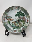 Chinese Antique Porcelain Plate Early 19th Century  8 75   w  Ee701