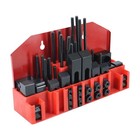 Hltnc 58pcs M10 T-slot Clamp Kit Cnc Milling Machine Lathe Hold Down Set
