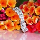 Round Cut 1 80 Ct White Diamond Engagement Wedding Band Ring 14k White Gold Over