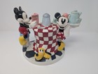 Vintage Disney Mickey Mouse Minnie Cafe Teapot Ceramic Pluto Figurine Decor 1