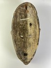 Vintage Hand Carved Ghana African Tribal Wood Wall Mask 14    Folk Art Decor