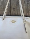 Coach F58846 Crossgrain City Zip Top Tote Handbag - Chalk