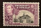 Travelstamps  1938 Trinidad   Tobago Stamps Scott  57 Sg 252 Kgvi Mint Mogh 12c