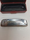 Vintage Hohner Golden Melody Harmonica Key Of Bb No  542 Made In Germany W case