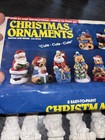 Vintage Wee Crafts Christmas Ornaments Santas -bears Paint Craft Kit 21055 Loc M