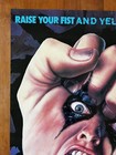 Original 1987 Alice Cooper Raise Your Fist   Yell Promotional Poster 24x36    Rock