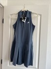 Nwt Blue Adidas Golf Ultimate 365 Tour Pleated Dress With Shorts Size Small